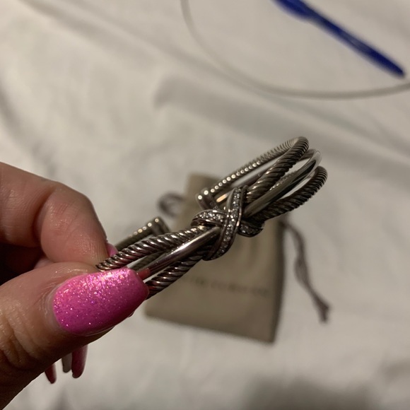 David Yurman Crossover X Bracelet with diamonds - Picture 8 of 8